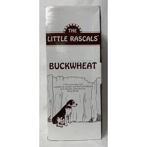 Vintage NIB 1993 The Hamilton Collection Little Rascals Buckwheat Porcelain Doll